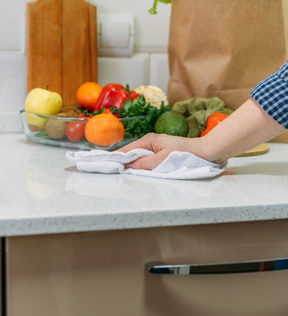 How to wash kitchen towels