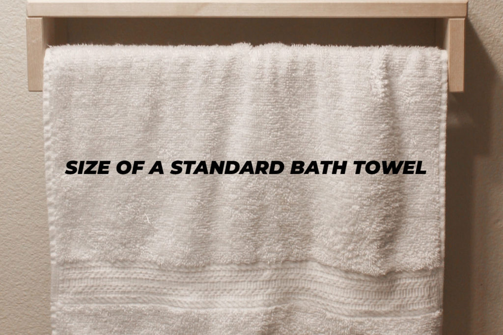 Bath towel standard size